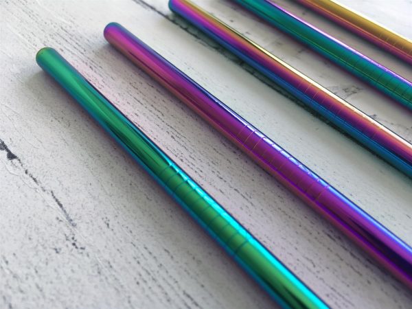 Rainbow Reusable Straws