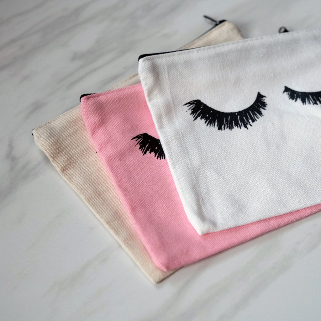 "I wish my eyelashes were this perfect" Cosmetic Bag
